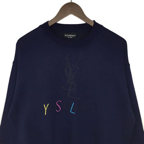 vintage ysl sweater|ysl sweatshirts for men.